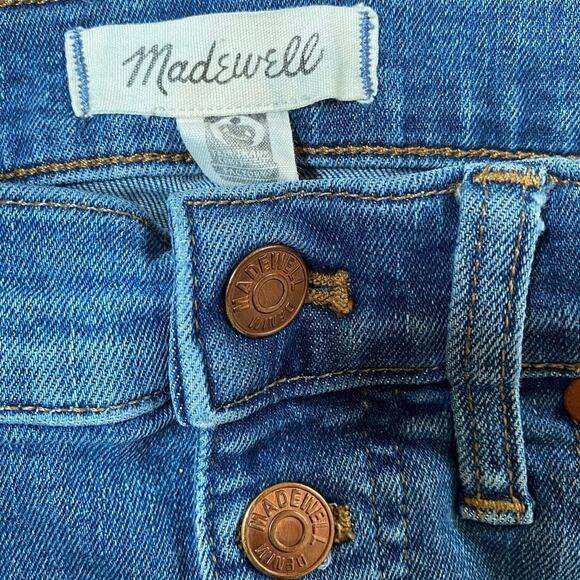 Madewell Petite 10" High-Rise Skinny Crop Jeans| Button-Front TENCEL™ Denim 27P - Picture 11 of 16
